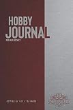 Hobby Journal for Air hockey: 150-page dotted grid Journal with individually numbered pages for Hobbyists and Outdoor Activities . Matte and color cover. Classical/Modern design.