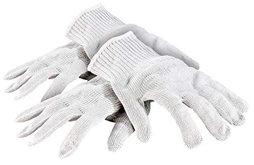Preisvergleich Produktbild AGT Schnitthandschuhe: 2 Paar Nylon-Stahl-Handschuhe mit Schnittschutz (Schnittfeste Handschuhe Küche)