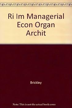 Paperback Instructor's Manual: Im Managerial Econ Organ Archit Book