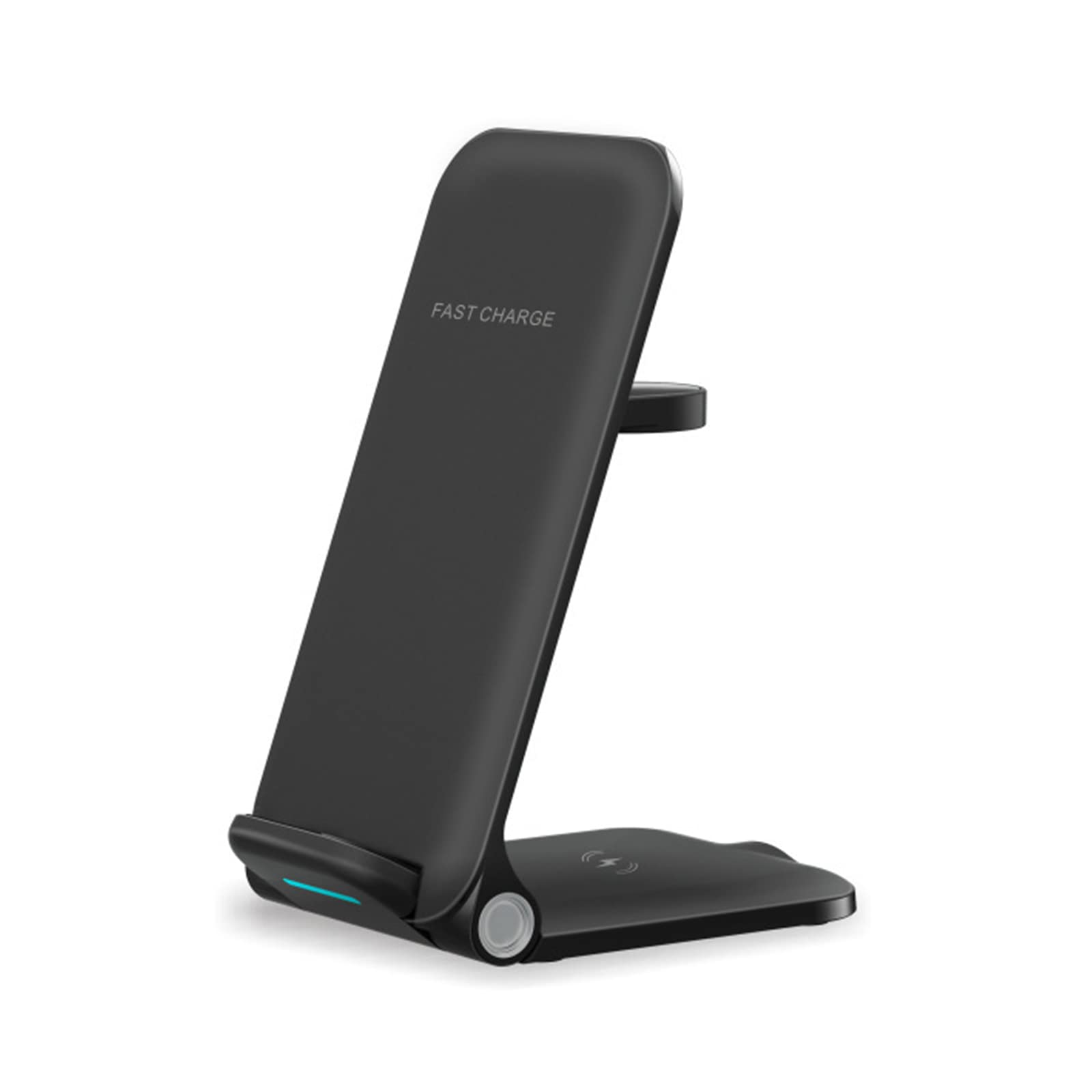 Cargador Sin Cables, Estación De Carga Tres En Uno, Cargador Rápido Sin Cables, Cargador Sin Cables De Inducción De Escritorio Plegable Vertical, Auriculares Con Cargador Sin Cables De Inducción