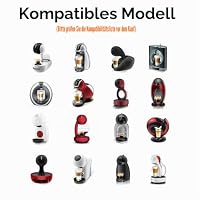BENFUCHEN Wiederverwendbare Kaffeekapsel kompatibel mit Dolce Gusto Piccolo XS-Maschinen und Genio S Maschinen, nachfüllbarer Edelstahl Metall Kaffeekapselfilter mit Kaffeepresser – Ansicht 3