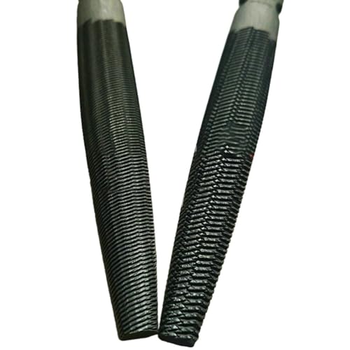 Lime semi-circulaire acier 200 mm double face pour modélisme de précision - 7