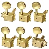 Diseño de agujero abierto: con un diseño de agujero abierto, estas clavijas de afinación permiten una fácil instalación de cuerdas y ajuste de tensión.