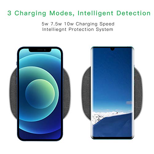 Evershop Fast Wireless Charger, Induktive Ladestation Kabellose Ladegerät Kompatibel für iPhone15/12/11/14/13/ iPhone SE 2020/XS MAX/XR/X/8/8 Plus,Samsung Galaxy S20 usw,Huawei P30 Pro Mate 60 Pro Usw – Bild 5