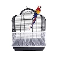 Copertura Per Gabbia Uccelli In Rete Nylon - Antipolvere E Ventilata, Taglia XL Per Circonferenza 150-220cm