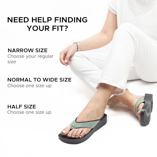 Image of AEROTHOTIC Comfortable Arch Support Flip Flops for Women Orthotic Sandals