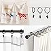 JANYUN 30 Pack Small Heavy-Duty Hook Clip Set Metal Curtain Hangers Clips for Clip Photo Home Decoration Art Craft Display - Black