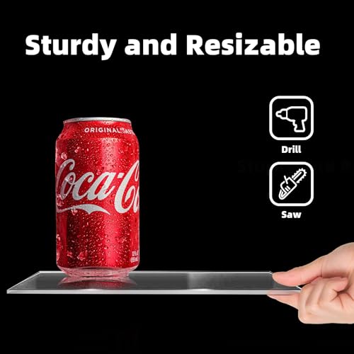 Image of 2 Pack 1 /8 inch Thick Plexiglass Sheets - 12 inch x 12 inch PET Clear Acrylic Sheets for Art Design, Craft Projects, Signs, DIY in Home, Wedding, Festival,Party, Office