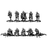 soldado sovietico desollado Acento para exposiciones militares: la superficie metálica y las múltiples formaciones permiten una colocación flexible en estantes, escritorios, vitrinas o escenas de diorama, formando una alineación militar uniforme.