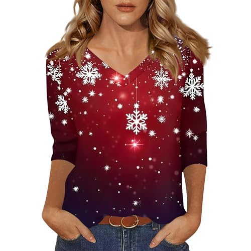 Blinkender Weihnachtspullover Weihnachtsshirt Damen Sexy Kollegen...