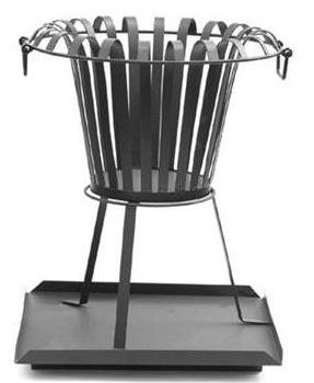 D&S Vertriebs GmbH Feuerkorb Feuerschale mit Unterlegplatte