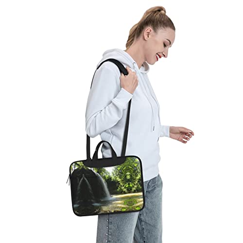 Bolso portátil con estampado bosque para uso unisex miniatura 3