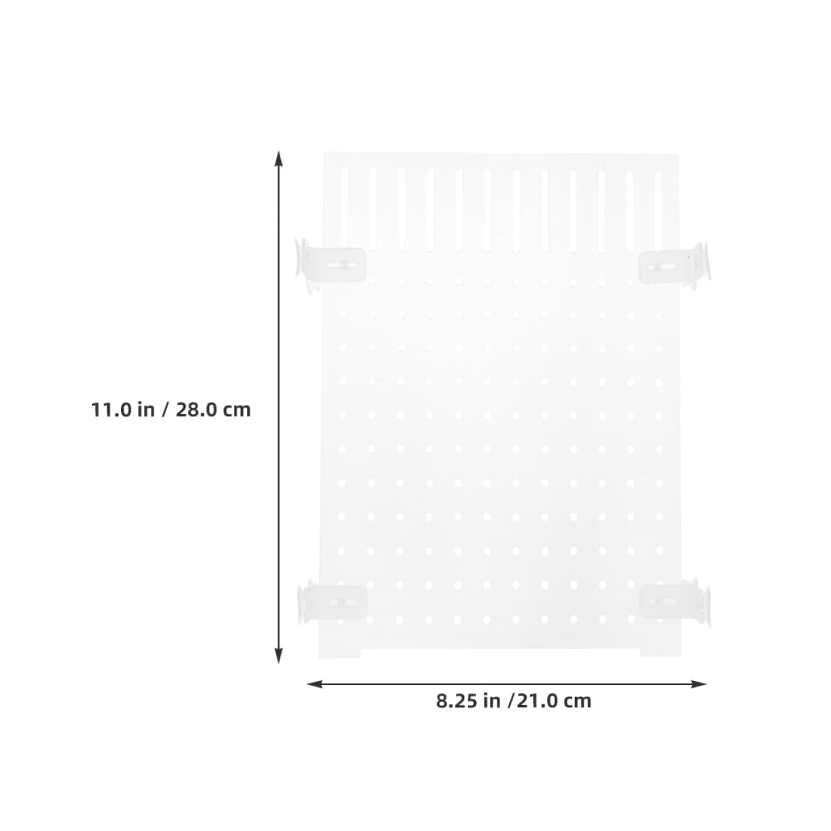 Popetpop Separador De Pecera AcríLico Transparente 9.64X8.26In Divisor para Acuario Accesorios para Peceras Durable Y FáCil De Instalar