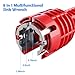 NUTSFLOW 8-in-1 Sink Wrench – Multifunctional Plumbing Tool for Faucet, Pipe & Aerator Repair, ABS & Zinc Alloy Basin Wrench with Extended Reach for Kitchen & Bathroom