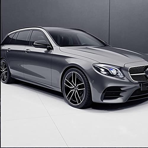 JACBON Black Car Front Bumper Wind Knife Spoiler Cover Guarnição ABS, Para Mercedes-Benz E-ClassE200