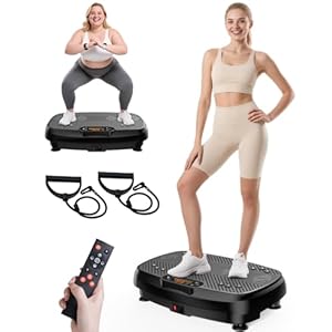 Vibrating Board Exercise Machine, Vibrating Platform for Lymphatic Drainage, 120 Speeds, Upgraded Vibrating Board for Weight Loss, Full Body Workout Equipment, Perfect for Home Fitness