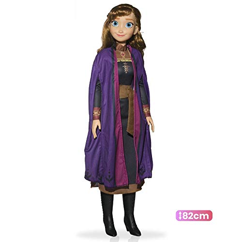 Boneca Frozen 2 Disney Anna 80 cm, Multicor, Baby Brink