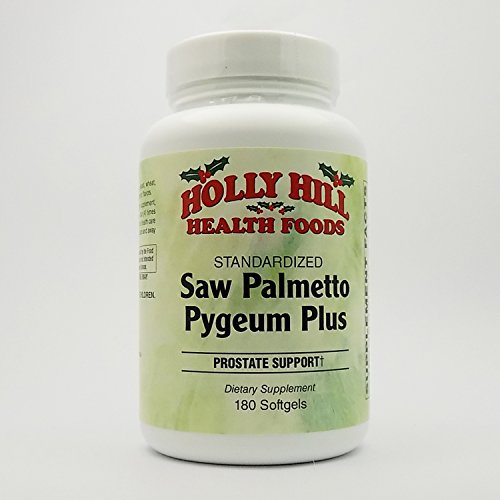 Holly Hill Health Foods, Standardized Saw Palmetto Pygeum Plus, 180 Softgels Holly Hill Health Foods, Standardized Saw Palmetto Pygeum Plus, 180 Softgels