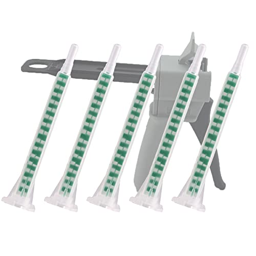 50 Stücke FMA06–16 Grün Epoxid-Mischdüsen Statische Mund Abschnitt ABS-Kleber, Mischrohr für Klebepistolen, Applikator, Kunststoffharz, Mischspitze