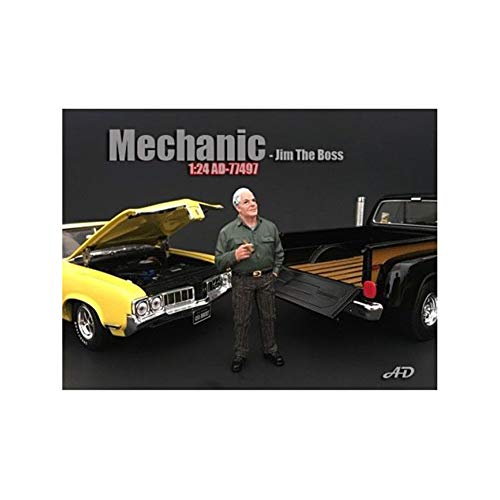 American Diorama 77497 Mechanic Jim The Boss Figurine / Figure for 1:24 Models