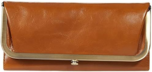 HOBO Rachel Clutch Wallet for Women - Soft Leather Construction with Magnetic Lock Closure, Zipper Pocket, Gorgeous and StylishTruffle One Size One Size