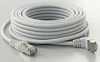 AmzNet Cat 6 LAN Winkelkabel 90° 5,0 Meter weiß – S/FTP PIMF RJ45 Ethernet Kabel mit Gigabit 1 Gbit/s & 250 MHz – gewinkeltes Patchkabel für Router, Switch, Smart TV, PC & Gaming – Ansicht 2