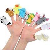 10 Stück Fingerpuppen Baby Fingerpuppen, Baby Mitgebsel Kindergeburtstag Finger...