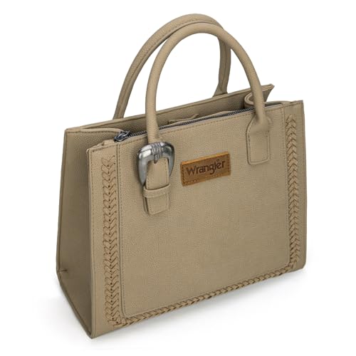 Image of Wrangler Tote Bag for Women Western Cowhide Purse and Wallet Set