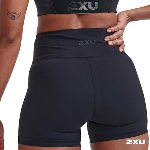 Shorts de ciclismo feminino Form Stash Hi-Rise - Cobertura total Preto/Preto - Tamanho pequeno