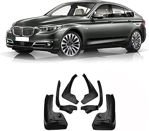 RSCBB 4 Pcs Car Mud Flaps Splash Guards for BMW 5 Series GT F07 2010-2017, Easy Installation Mudguards Front Rear Mud Flaps Splashproof Waterproof Car Accessories, 2014-2017 F07 LCI