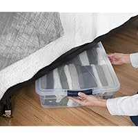 rubbermaid cleverstore clear 41 qt