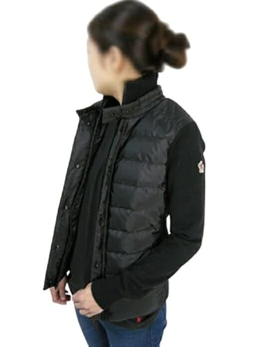 [モンクレール] GRENOBLE グルノーブル CARDIGAN TRICOT ニットダウンジャケット カーディガン ライトダウン ニット切替 セーター レディース 9B00006-A9462 サイズM 999 (ブラック) [並行輸入品]