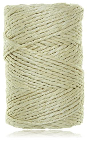 3 mm x 85 m Hilo de sisal Cuerda Natural Cuerda de sisal Cable Artesanía Cuerda torcida Cover