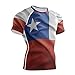 Magnesis Chile Flag - Camiseta de compresión de manga corta para hombre
