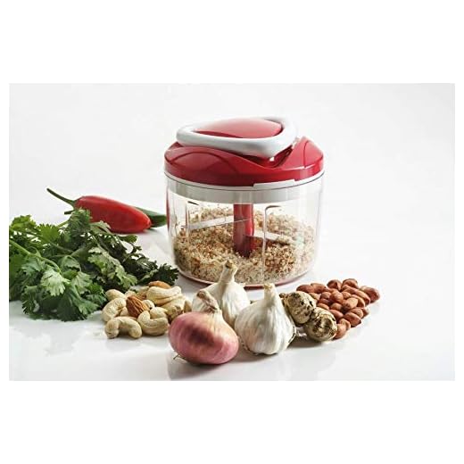 Ganesh Chopper Vegetable Cutter, Red (650 ml)