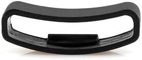 2-Pack Strap Fastener Rings Compatible with Suunto Core/Ambit Series, Soft Tpu Rubber 24mm Replacement Watch Band Loop/Holder/Retainer image 3