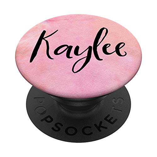 Kaylee name Black on Pink - Kaylee
