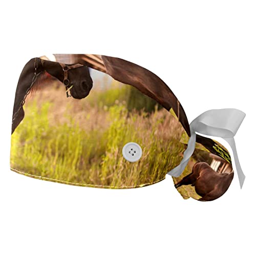 Chapeaux bouffants pour retenir les cheveux longs au travail lot de 2 JDEZ