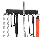 OUUO Home Gym Storage Accessories Equipment Rack for Resistance Bands,Fitness Straps, Jump Ropes,Cha