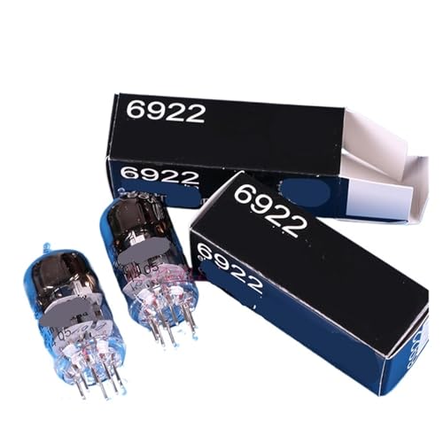 Tube 6922 broches en or avec pieds en argent pour amplificateur hifi de salon