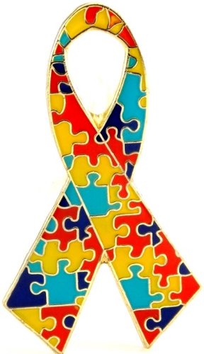 Set of 3 Autism Awareness Lapel Pin