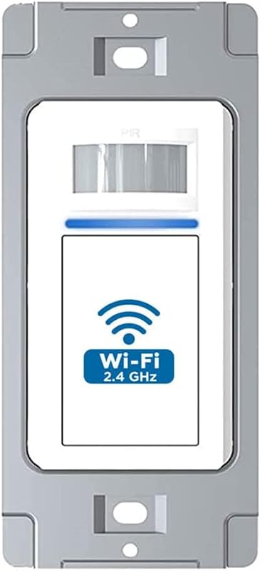 Smart Wi-Fi Motion Sensor Light Switch for Smart Home Automation, Single Pole/3-Way, PIR Occupancy/Vacancy Sensor, Compatible with Alexa & Google Home Neutral Wire Required(Sensor)