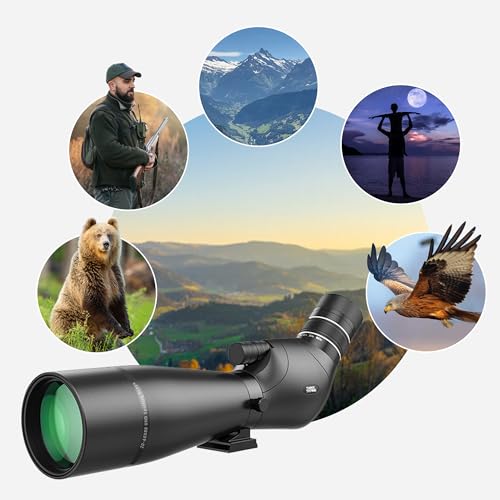 Image of Spotting Scope HD Optics 20-60x80 for Target Shooting