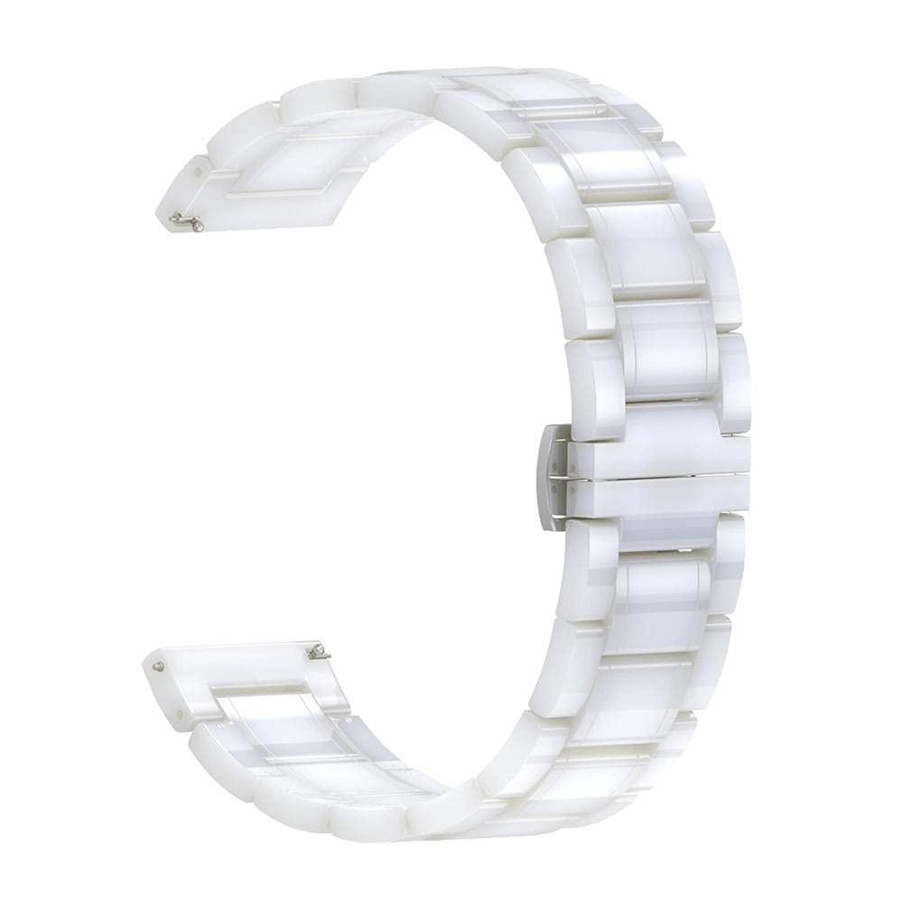 Watch Strap, 20mm 22mm 24mm Luxury Ceramic band for Women Men Watch Replacement Straps Smart Watch ceramic strap (Band Color : WHITE, Band Width : 22mm)
