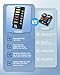 YEZriler 12V Fuse Block, 6 Circuits Waterproof Marine Fuse Panel Relay Box Kit with LED Indicator Damp-Proof Cover, 12 Volt Fuse Box Kit ATO Blade Fuse Block for 12V/24V Automotive Car RV Truck Boat