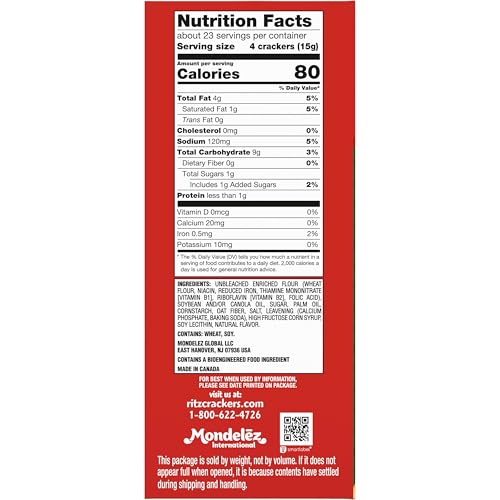 Image of RITZ Football Shapes Original Crackers, Limited Edition, 12.3 oz