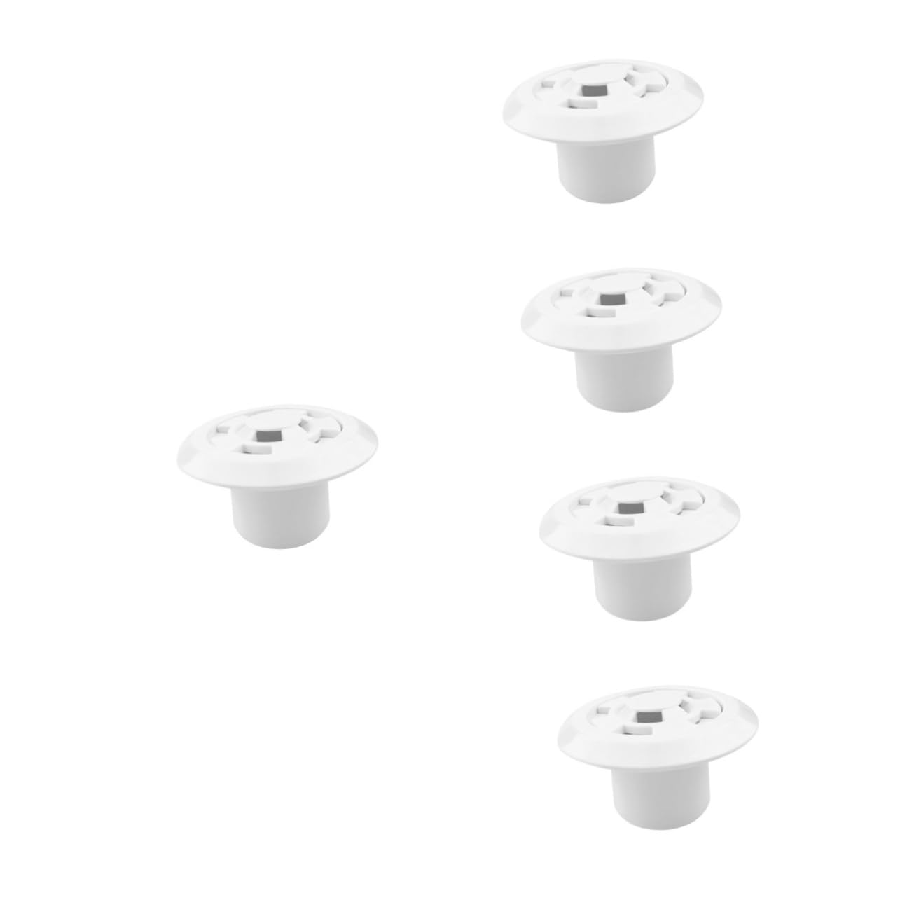 Kisangel 5pièces Buse De Refoulement De Piscine Forme De Fleur Accessoire De Drainage pour Piscine Étang Et Spa avec Anti-Blocage