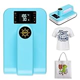 【Large compatibilité】: Notre presse chauffante portable pour T-shirts, chapeaux, sacs en toile, artisanat, vestes, maillots, polos, bannières, etc. Idéal pour l'impression et plus de projets quotidiens. Il est parfait pour une large gamme de travaux de transfert de chaleur en famille par rapport aux machines traditionnelles plus anciennes et est particulièrement adapté pour les amateurs d'artisanat et les débutants.