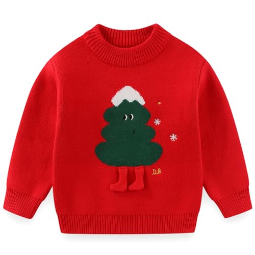 Peacolate 4-10 Years Little Big Girls' Embroidered Sweater Knit Pullover