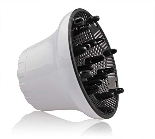 Universal Blow Dryer Diffuser,Professional Hair Diffuser Attachment Perfect for Curly or Wavy Hair Suitable for Blow Dryer 1.4" to 2.7"